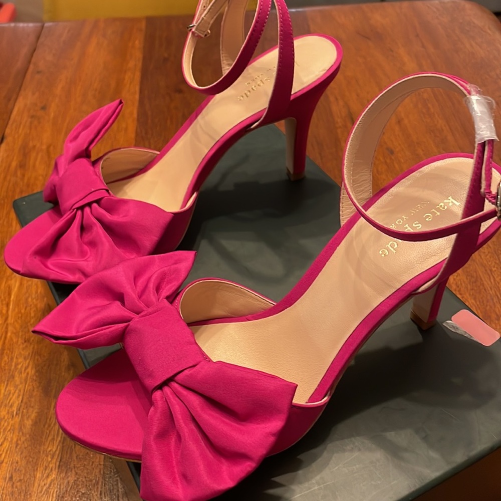 Kate Spade Gloria Heels in Magenta